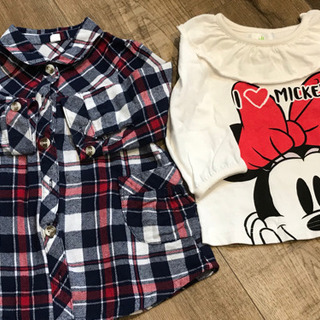 80サイズ　春秋　女の子セットの画像