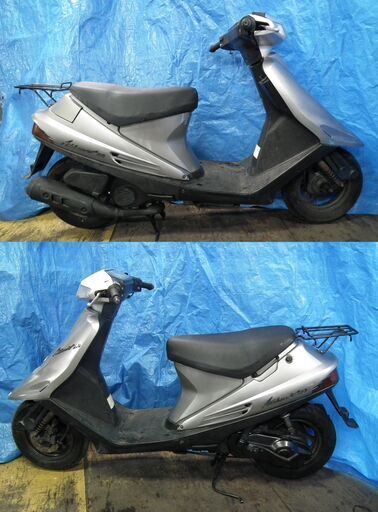 アドレスV100（CE11A）２スト・走行します。ピストン/ベアーリング交換