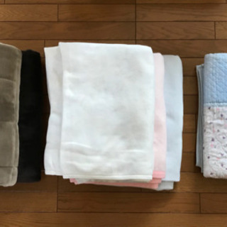 ボアシーツ２、ネルシーツ３、コットンシーツ１