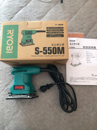 RYOBI ミニサンダー　未使用　断捨離出品