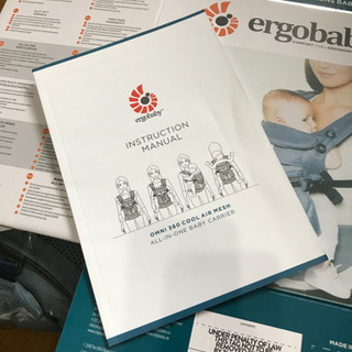 新品未使用・エルゴオムニ360・クールエアメッシュ・オクスフォードブルーの画像