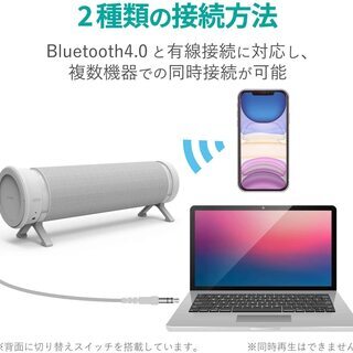 【新品・未使用】コンパクトなのに、良い音質です。縦置なら場所を取りません。の画像