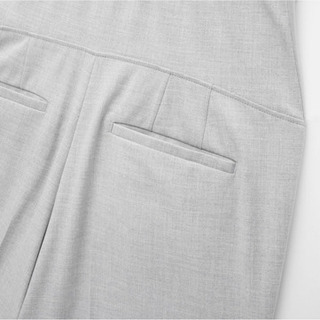 ユニクロ　マタニティ　ズボン　ライトグレー　の画像