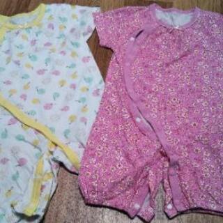 🌼【50～60】女児 半袖ロンパース2着セット🌼