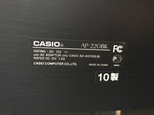 CASIO《AP220》電子ピアノ