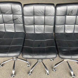 オフィスにも使える椅子　3脚セット