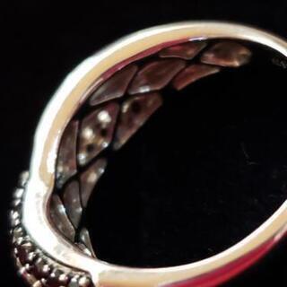 🉐️🔴カメリア・ダイアモンド＆ブラックダイヤリングの画像