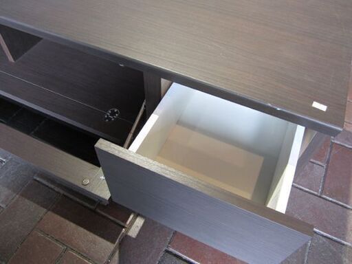 ◇テレビボード 幅139.5㎝ ダークブラウン/茶 木製 AVボード/テレビ台 札幌市東区 新道東店