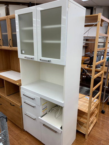 ノーブランド品のレンジボードです!合わせやすいホワイトです!