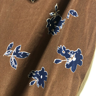 新品未使用！花柄ガウチョパンツの画像