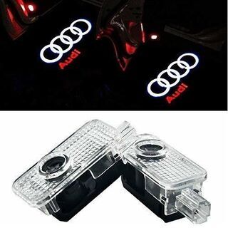 ⑨アウディ　audi　ドアランプ ドアウェルカムライト カーテシ...