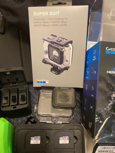 GoPro7BLACK 本体・アクセサリー各種【美品・使用回数1回のみ】