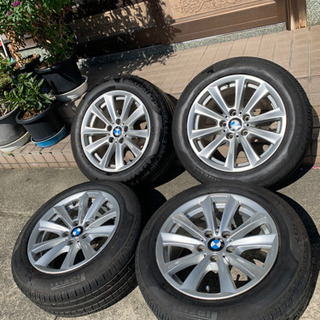 ☆送料無料☆ BMW 純正 5シリーズ F10 タイヤ付き アルミホイール 4本セット225/55R17インチ 8J(+30)PCD120 5穴 ピレリ P7 RAN FLAT 9部山 美品