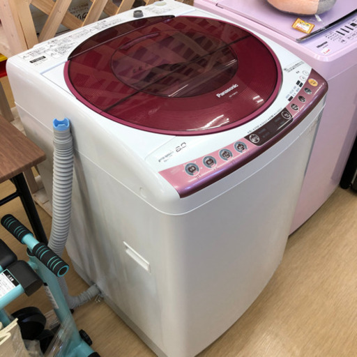 中古品☆動作確認済み☆Panasonic☆8㎏全自動洗濯機☆NA-FS80H5☆2012年製