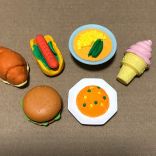 食べ物  フィギュア  6点