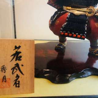 秀月　若武者　置物の画像