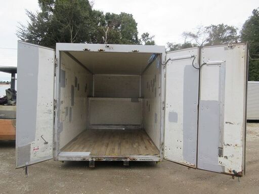 ♪八街AA50♪物置♪コンテナ♪手頃♪後ろ鍵付♪アルミ箱♪