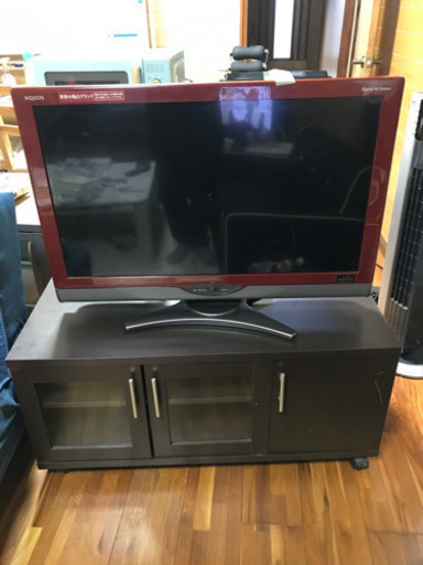 シャープ　AQUOS 32型液晶テレビ\u0026テレビ台セット