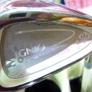 レディース　ゴルフセット IGNIO イグニオ 1W 4W 7I 9I PW SW PT キャディバッグ付き 中古  ☆札幌市 清田区 平岡の画像
