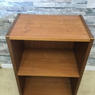 カラーボックス 2段 木製 ベージュ/ナチュラル の画像