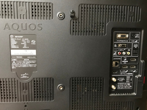 シャープ32型液晶テレビ
