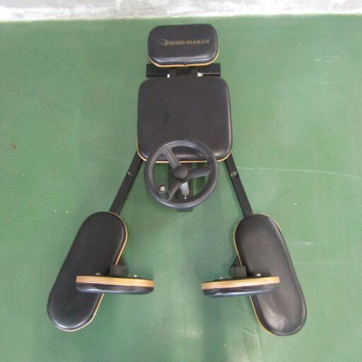 N1657・ ボディメーカー レッグストレッチャー トレーニング マシーン 開脚 ストレッチ 股割 柔軟運動 BODYMAKER 自宅