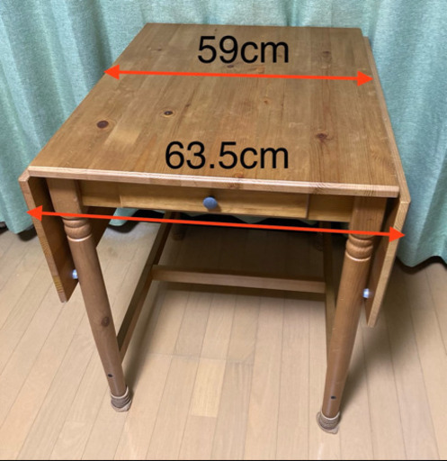 ★IKEA INGATORP ダイニングテーブル　運搬相談OK 伸縮　ナチュラルブラウン