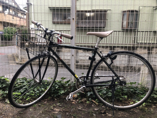 ビアンキ【Bianchi】のクロスバイク　カゴ付き！