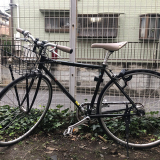 ビアンキ【Bianchi】のクロスバイク　カゴ付き！