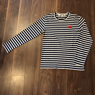 コムデギャルソンボーダーTシャツの画像