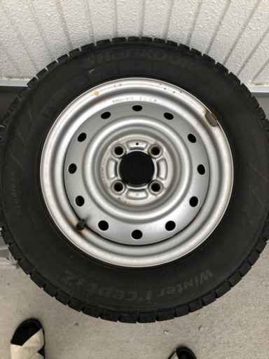 【値下げ】Hankook ハンコック　145/80R13 スタッドレス　バリ山