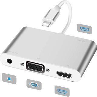 Lightning to VGA HDMI Audio4 in ...