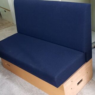 布貼り　ベンチシート