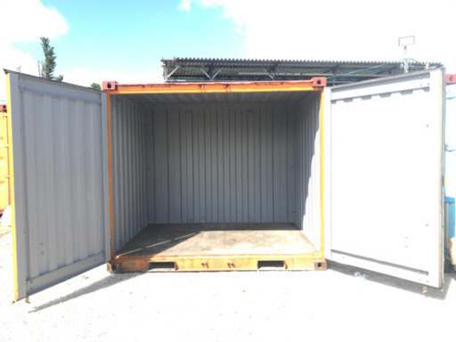 10ft  コンテナ　倉庫　収納　中ペイント済み