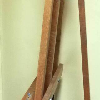 文房堂◆アトリエ イーゼル 木製 折り畳み/絵画 スタンド 画材 油絵 水彩画 写生 看板 お店 メニュー ボード 美術/Bumpodo◆の画像