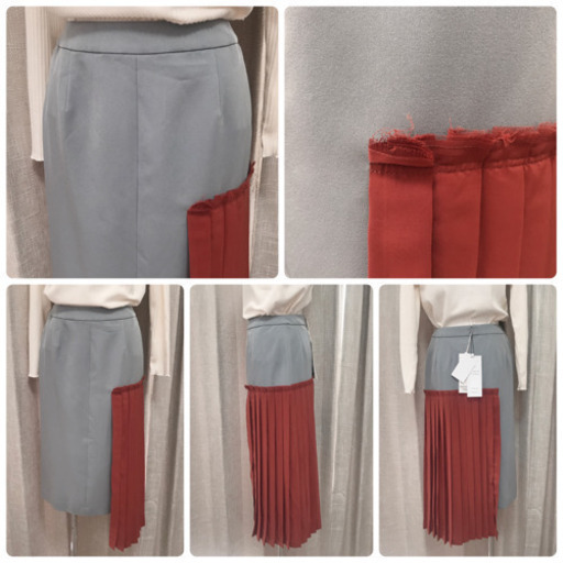 【定価 20,900 円】☆新品☆MARECHAL TERRE プリーツ切り替え ロングスカート