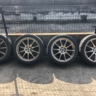 18インチ　ホイール　タイヤ付き　スバル車に