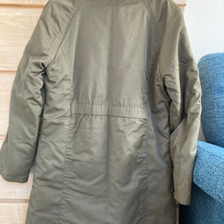 アウター　コート　レディース  モッズコート　カーキ　ファー　Mサイズの画像