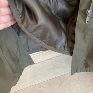 アウター　コート　レディース  モッズコート　カーキ　ファー　Mサイズの画像