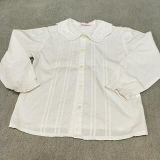 子供服　白のブラウス　100　女の子用