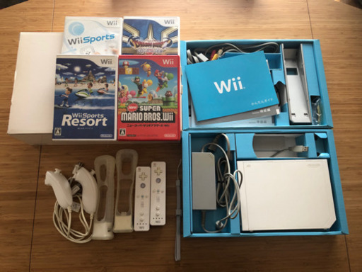 【受渡先決定済】Wii 本体＋ソフトセット