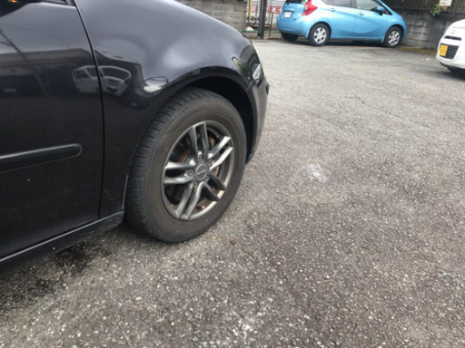 4本 バリ山 外車 ホイール スノータイヤ付き フ ォルクスワーゲン ゴルフ