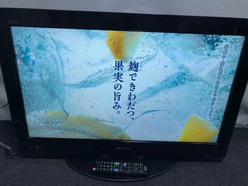 日立　wooo 　３２型地デジ液晶テレビ　新品リモコン付属