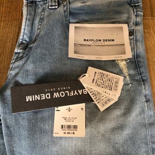 ベイフロー　skinnyダメージジーンズ　skinnyカラーパンツ　商談中　値下げの画像