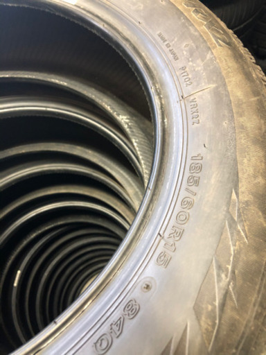 185/60R15BS良品VRX2❣️ヴイッツ　シエンタ　フィット　Bb等に