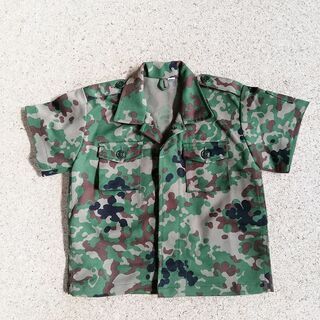 子供用　陸自迷彩服半袖ジャケット