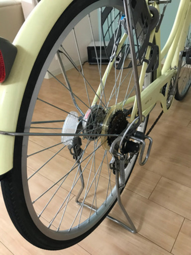 軽快自転車タイヤ27インチ変速6段ライトLEDオート