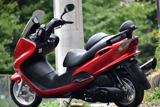 ☆YAMAHA*マジェスティ125Fi*社外マフラー*キャンディーレッド*WAKO’Sオイル交換済*☆下取り全国配送も可能です☆彡