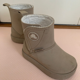 クロックス　キッズボアブーツ・長靴【15.5cm】の画像