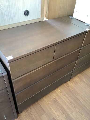 無印良品 4段チェスト ダークブラウン